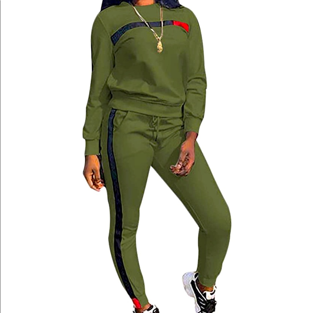 Patchwork sweatsuit